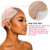 Lace Wig Grip Cap for Women - Medium Size Snug Fit 4x5 Transparent Swiss Lace Non-slip Glueless Wig Gripper with Ear-Cutouts Adjustable Headband (Light Brown)