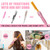 Electric Hot Comb Hair Straightener Heat Pressing Combs Ceramic Curling Flat Iron Curler, Hot Comb Electric for Wigs Electrical Straightening Comb Curling Iron for Natural Hair with Anti-Scald Case
