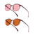 BRADDELL Indoor FL-41 Rose & Outdoor FL-60 Brown Tinted Migraine Light Sensitivity Glasses for Fluorescent LED Glare, Photophobia and Concussion (MEDIUM-SMALL)