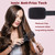 Sonew 2 In 1 Hair Dryer Brush & Straightener Blow Dryer Brush with Negative Ions Detangles & Smooths Hair Reduces Frizz & Static Styler