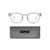 IZIPIZI READING #C Eye Glasses, Frozen Blue - Designed in Paris - Stylish Readers for Men & Women with Anti-Scratch Treatment - Corrective Eyeglasses, +3.0 Magnification (+1 to +3 Diopters)