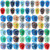 Copkim 300 Pcs Adhesive Eye Patches for Kids Boys 20 Styles Breathable Boy Eye Patch Bulk Light Blocking Cotton Adhesive Bandages for Toddler Boys, 3 x 2 Inch