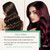 Fvquhvo Red Hair Dye Shampoo, Hair Color Shampoo & Burgundy Hair Dye