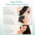 Fvquhvo Red Hair Dye Shampoo, Hair Color Shampoo & Burgundy Hair Dye