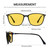 Cyxus Night Vision Glasses for Driving, TR90 Blue Light Blocking Glasses, Photochromic Anti Glare Night Driving Glasses for Men Women, UV Protection Day Night Use Eyewear 8208