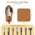 MOKURA Hair Tools Travel Bag with Heat Resistant Mat Fits Curling Iron