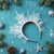 Suncalla Halloween Snowflake Headband Ice Crown Design Hair Accessory