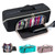 ELCUPA Large Hair Tools Travel Bag with Iron Mat - 2in1 Hair Tools Organizer for Hair Dryer Brush, Flat Irons, Straighteners, Curling Irons, Hair Bag, Makeup Bag, Cosmetic Bag for Travel Essentials