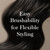 Jon Renau Flexible Holding Spray, Buildable Hold for Human Hair and Synthetic Wigs, Paraben and Sulfate Free Styling Spray, Brushable Finish with Shine and Body, 8.5 oz