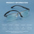 Cyxus Blue Light Blocking Glasses for Men Woman Semi Rim Computer Gaming Office Study Eyeglasses with UV Protection 3 Pack 8001T09