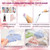 8 Sets DIY Hair Claw Clips Kit, Claw Clip Decorating Kit for Craft Night
