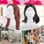 GliSun 3 Pcs Foam Wig Head, Styrofoam Mannequin Head with Female Face for Multipurpose Wigs Display Stand, Model, Mask, Hat Display Stand, Art Work Painting