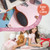 Eaasty 18 Pcs Hair Brush Bulk Travel Wet Detangling Brush Gift for Women