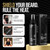 Beard & Hair Heat Protectant Spray - Viking Shield Beard Spray for Men, Protects Hair from Heat Damage of Straightener and Styling - Argan Oil Thermal Protector Spray - Protect Up To 450º F - 4 Fl Oz