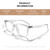 RB.Pilot Blue Light Blocking Reading Glasses for Men & Women Anti-Reflective Computer & Book Readers