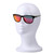 Foraineam 3 Pieces Foam Mannequin Head Wig Head, Female Mannequin Wig Display Stand Holder, Cosmetics Model Head White Foam Heads for Glasses Mask Hat Headband Hairpieces and More