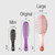 CALISTA Smoothie Hair Brush, Wet or Dry Detangler, Vintage Violet