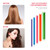 Tigeen 96 Pieces Flexible Curling Rods 9.45 Inch Soft Twist Foam Hair Curling Rollers No Heat Hair Rods Rollers with 2 Pieces Rat Tail Comb(Multi Size,Multi Color)