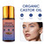 Organic Castor Oil Roll On with Rose Quartz Roller, 100% Castor Oil Organic Cold Pressed, Hexane-Free, for Face and Body, Hair, Eyebrows, Moisturize Skin -1pcs
