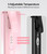 Travel Size Mini Curling Iron 3/4 Inch, 100-240V Dual Voltage Travel Curling Iron for Short Hair with 3 Adjustable Temp, Auto-Off, Ceramic Mini Hair Curler Infused Keratin&Argan Oil, with StorageBag