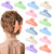 Booson 14 Pack Acrylic Hair Claw Clips Bulk,Large Non-Slip