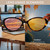 AVDLAB Indoor Fluorescent-41 Pink & Outdoor Fluorescent-60 Brown Tinted Blue Light Blocking Glasses Cat Eye Migraine Light Sensitivity Computer Glasses Photophobia Fluorescent LED Glare Women AB3307