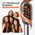 StyleFi Plasma Straightening Comb, Heated Electric Hair Brush, Orange