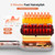 StyleFi Plasma Straightening Comb, Heated Electric Hair Brush, Orange