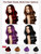 AngeRose Wine Red Hair Dye Shampoo 3 in 1, Natural Hair Dye to Cover Gray Hair, 400 ML