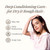 Koelf Rose Petal Satin Hair Mask (5 Caps) - Nourishing & Moisturizing Cap Mask for Soft, Silky Hair, Rose Scented Hair Mask with Peptides, Collagen & Argan Oil