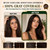 Dark Brown Hair Dye Shampoo for Women & Men, 20 Minute 100% Gray Coverage