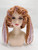 Cute Satin-Lined Bunny Sleep Bonnet for Sleep-Plush Rabbit Ear Hair Bonnet with Soft Fleece Exterior, Frizz-Reducing Satin Lining, Overnight Hair Protection for Curly, Natural,Braids and Straight Hair