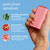 BONDIBOOST Strawberry Gum Grip Styling Stick Non-Waxy Slick Back Hair Stick
