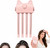 Heated Root Volumizer Clip, Hair Crown Lifting Styler Booster (Pink)