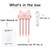 Heated Root Volumizer Clip, Hair Crown Lifting Styler Booster (Pink)