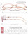 LUFF Rimless Reading Glasses for Women 1.0 | Blue Light Blocking | Lightweight 16g Metal Frame | Computer Readers for Eye Strain Relief | 4 Colors