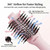 SAOSA Hair Dryer Brush Blow Dryer Brush in One, 4-in-1 Professional Titanium Ionic Hot Air Brush & Volumizer with ALCI Safety Plug for Medium to Long Hair (Pink)