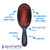 Spornette Boar Bristle Hair Brush for Women & Men - Large Luxury Cushion Oval Vented Hair Brush for Styling & Smoothing - Nylon & Boar Bristles Help to Reduce Breakage - For All Hair Types