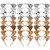 Hoemwarm Animal Ears Headband Assortment - Cheetah, Zebra, Leopard Ears Hairbands for Forest Theme Birthday, Cosplay Party Decorations and Supplies (24 Pieces)