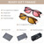 AVDLAB Indoor Fluorescent-41 Pink & Outdoor Fluorescent-60 Brown Tinted Blue Light Blocking Glasses Rectangle Migraine Light Sensitivity Computer Glasses Photophobia Fluorescent LED Glare Women AB3310