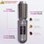 Cordless Hair Straightener Brush, Mini Hair Curling Iron Brush with 3 Temprature Controls, Anti-Scald Rechargeable Hair Curler with LCD Display, Anti-Frizz, Fast Heating for Styling & Travel