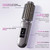 Cordless Hair Straightener Brush, Mini Hair Curling Iron Brush with 3 Temprature Controls, Anti-Scald Rechargeable Hair Curler with LCD Display, Anti-Frizz, Fast Heating for Styling & Travel