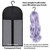 12PCS Hair Extension Holder Wig Storage Bags with Hanger for Multiple Wigs, Dust-proof Wig Hanger Hair Extension Storage Wig Bags for Hair Extensions, Wigs & Accessories