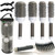 Aozzy Round Brush Set for Blow Drying & Boar Bristle Detangling Hair Brush