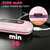 Go Brush - Pro, Cordless Hair Straightener Brush, Rechargeable Portable Frizz-Free Ionic, MCH Fast Heating 20s, 199M Negative Ions, 3 Temps & LED Display, Anti-Scald, 3200mAh USB-C for Women Travel