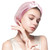 MISF 100% Mulberry Silk Bonnet for Sleeping Women, 22 Momme Double-Layer Silk Hair Wrap with Adjustable Wide Band, Stay-On Night Cap for Curly Hair, Reduce Frizz & Breakage (Fits 21"-25"), Pink