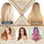 Yuxung 2500 Pcs Hair Extension Micro Rings Thread Sewing Kit, Multicolor