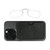 ThinOptics Readers with Magsafe Compatible Case - Armless On-Nose Reading Glasses - Slim Case Attaches to Phone - PU Clear 2.5x