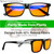 Orange +2.5 Blue Light Blocking Reading Glasses for Women & Men - Reader Sleep & Migraine Glasses - 2.5 Amber Readers Blue Light Glasses for Computer Eye Strain Eye Fatigue - Blue Blockers (+2.50)