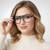 Prospek Blue Light Glasses – Eye Strain Relief, Anti Glare Blue NO Diopters, Regular